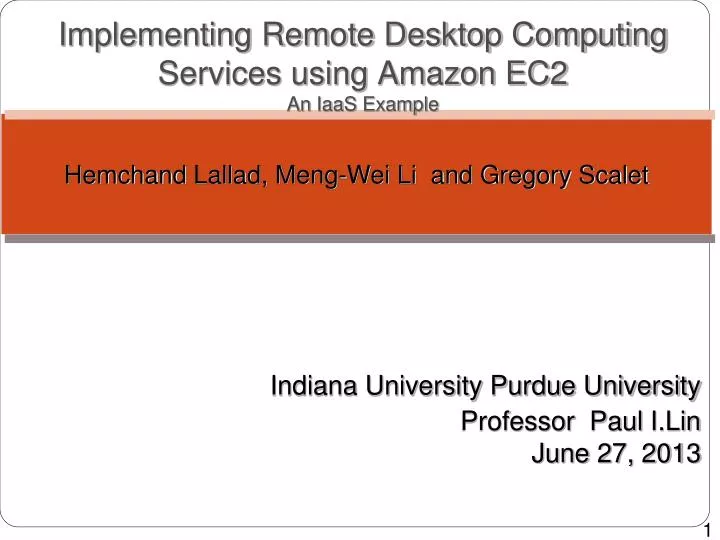 implementing remote desktop computing services using amazon ec2 an iaas example