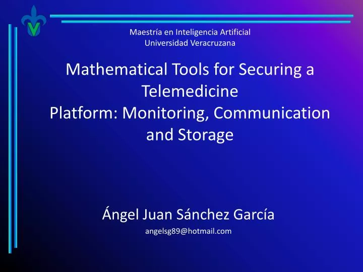 mathematical tools for securing a telemedicine platform monitoring communication and storage