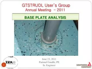 GTSTRUDL User’s Group