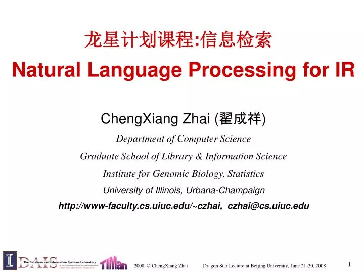 natural language processing for ir