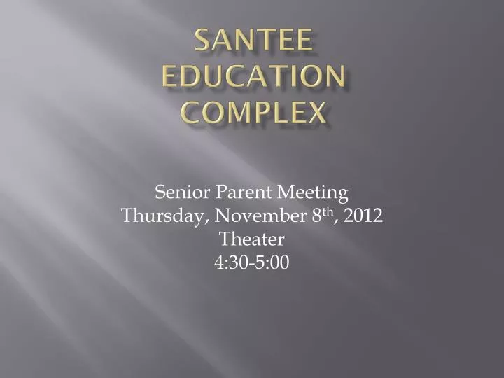 santee education complex