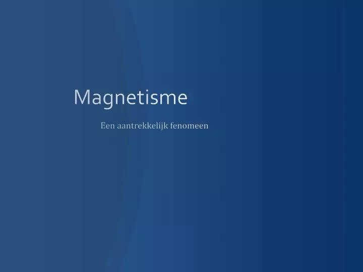 magnetisme