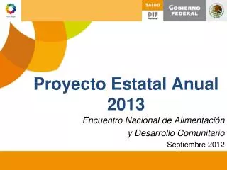 proyecto estatal anual 2013