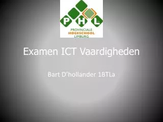 Examen ICT Vaardigheden