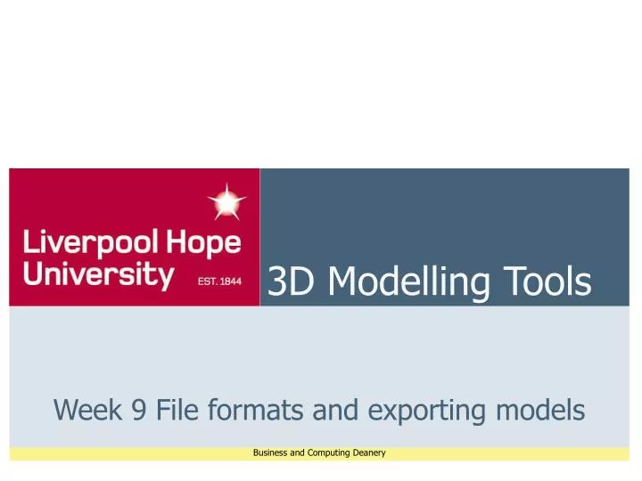 3d modelling tools