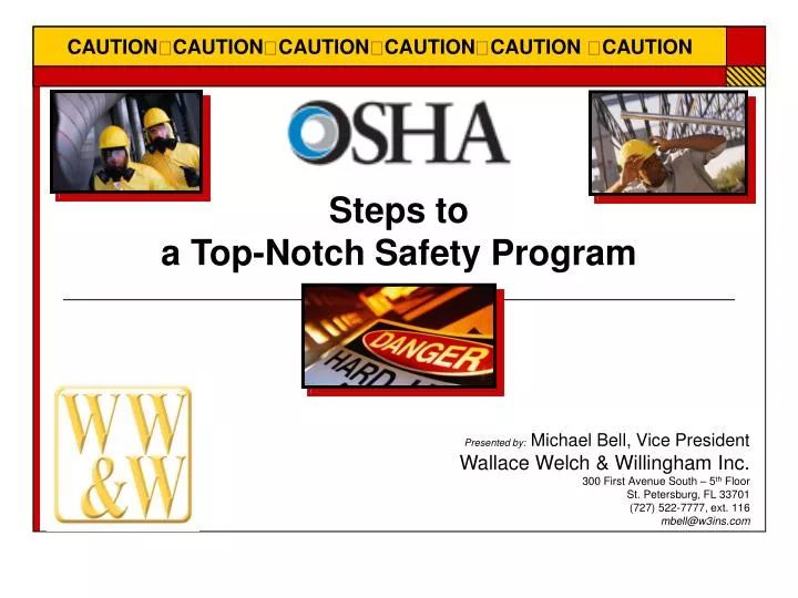 steps to a top notch safety program