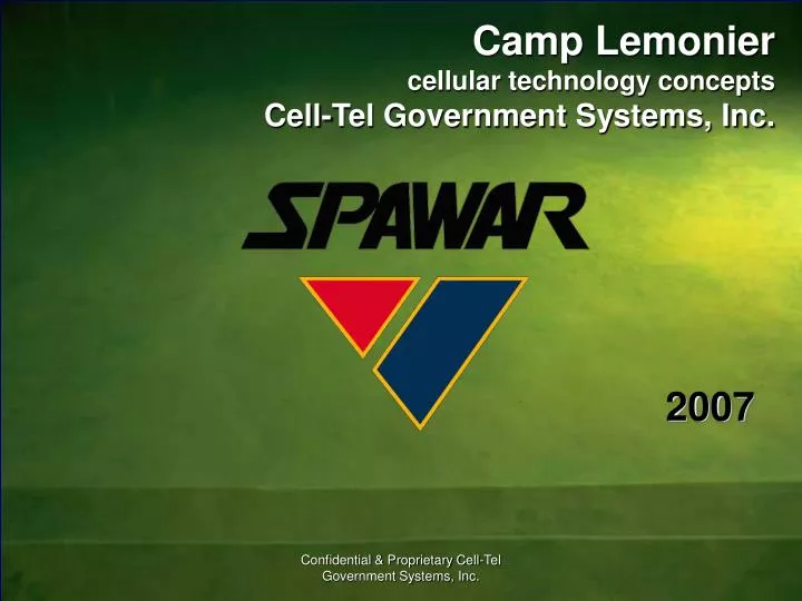 camp lemonier cellular technology concepts cell tel government systems inc