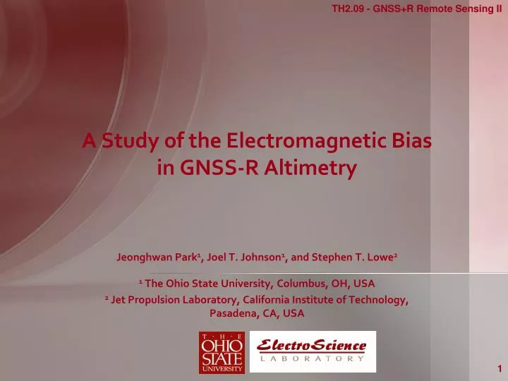 a study of the electromagnetic bias in gnss r altimetry