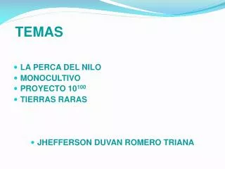 temas