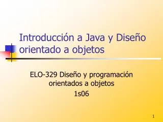 introducci n a java y dise o orientado a objetos