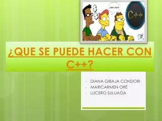 que se puede hacer con c