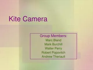 Kite Camera
