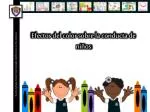 Efectos del color sobre la conducta de niños - slide 1