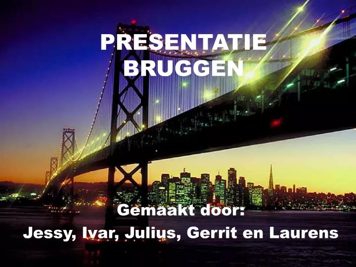 presentatie bruggen