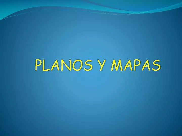 planos y mapas