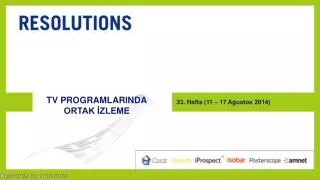 tv programlarinda ortak zleme