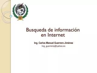 Busqueda de información en Internet