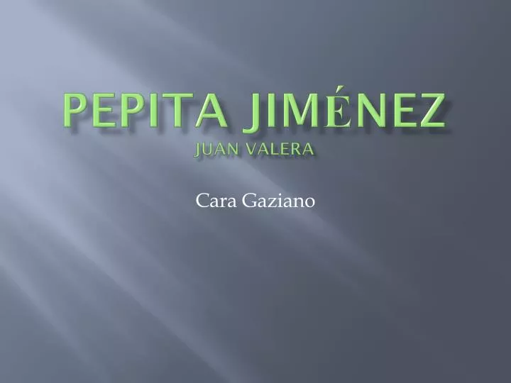 pepita jim nez juan valera