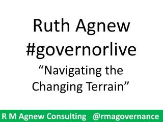 Ruth Agnew # governorlive