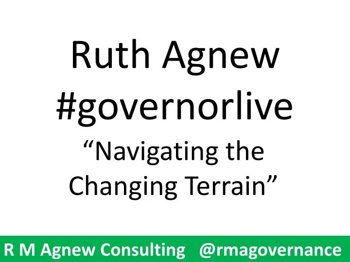 ruth agnew governorlive