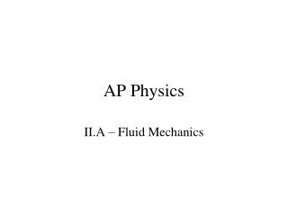 AP Physics