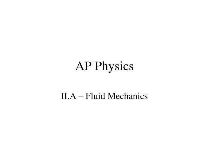 ap physics