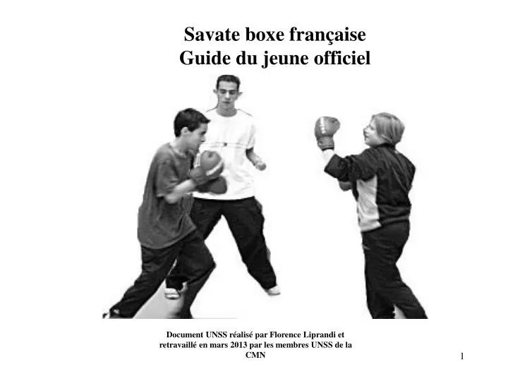 savate boxe fran aise guide du jeune officiel