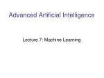 Advanced Artificial Intelligence