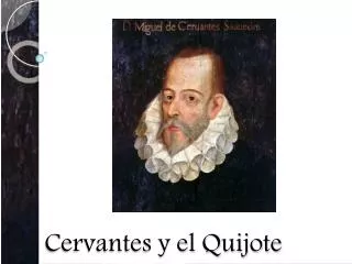 cervantes y el quijote