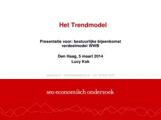 het trendmodel