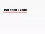 ISO 9000 : 2000 - slide 1