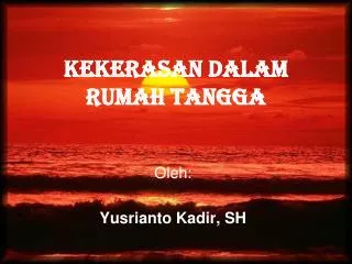kekerasan dalam rumah tangga