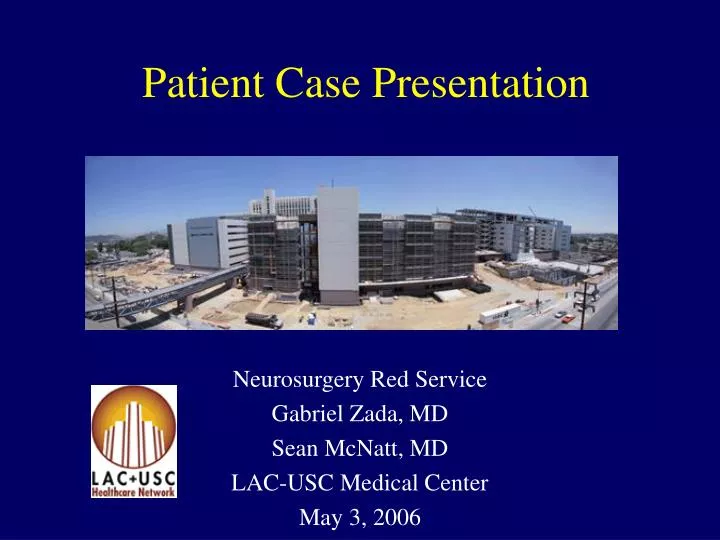 patient case presentation
