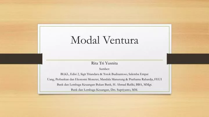 modal ventura