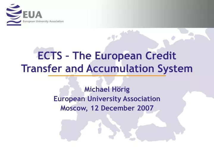 ects the european credit transfer and accumulation system