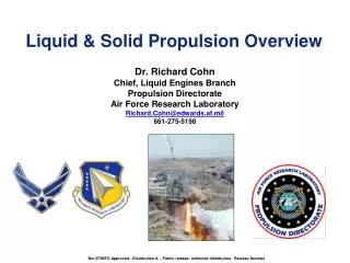 Liquid &amp; Solid Propulsion Overview