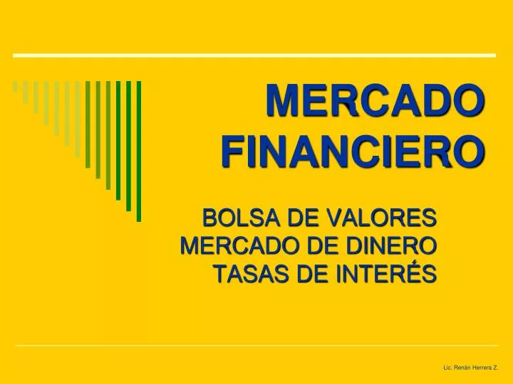 mercado financiero