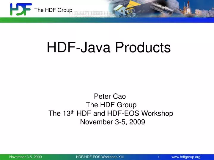 hdf java products
