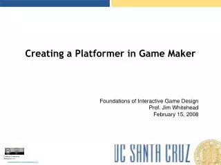 Creating a Platformer in Game Maker