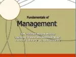 Fundamentals of Management - slide 1