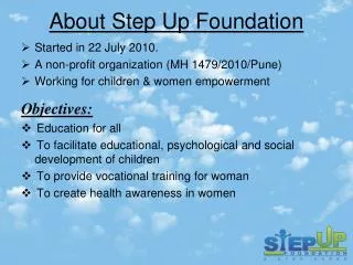 About Step Up Foundation