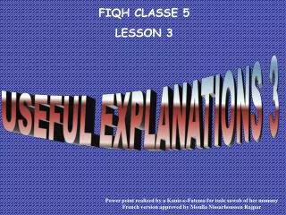 FIQH CLASSE 5 LE SSON 3