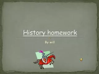 History homework