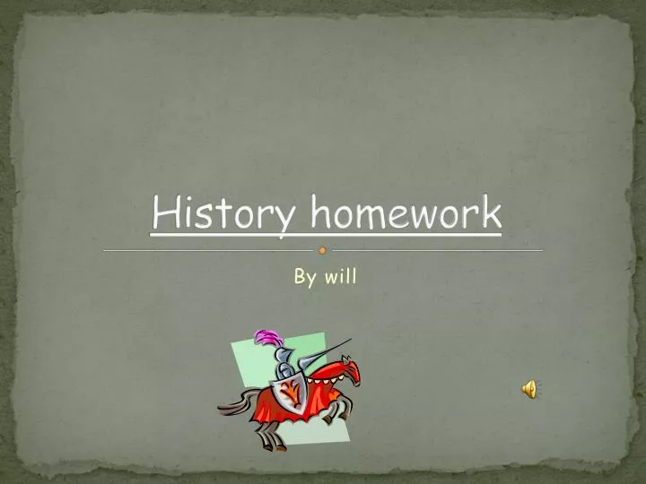 history homework