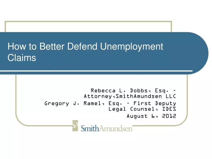 how to better defend unemployment claims