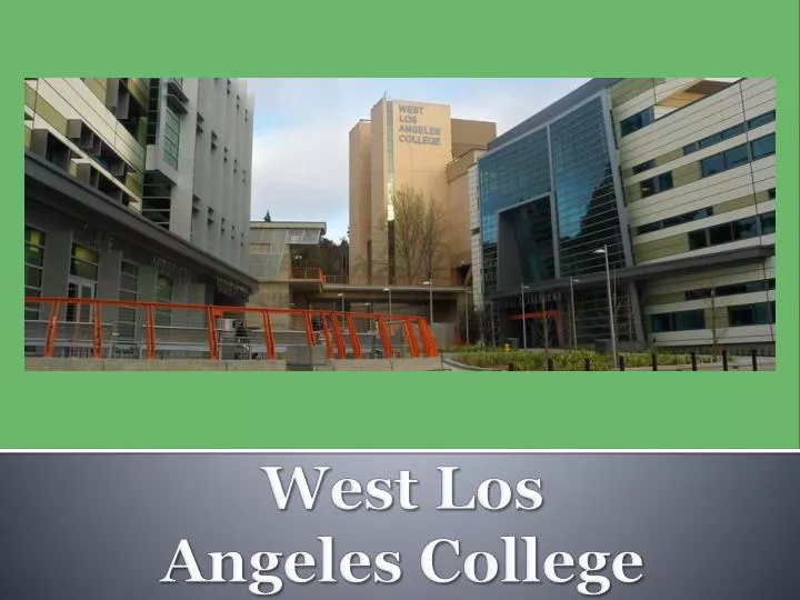 west los angeles college