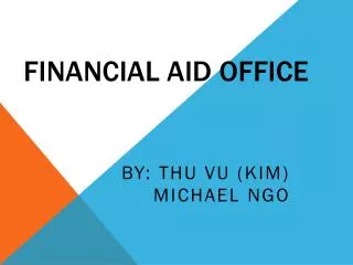 FINANCIAL AID Office