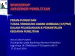 PERAN-FUNGSI DAN - slide 1