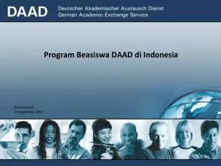 Program Beasiswa DAAD d i Indonesia