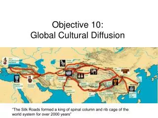 Objective 10: Global Cultural Diffusion